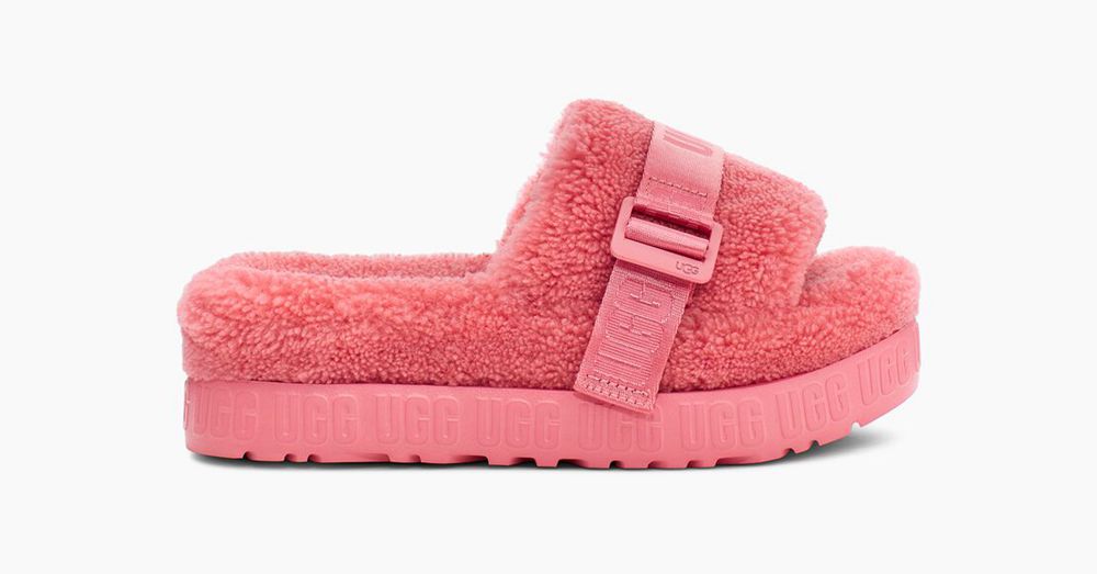 Ugg Slippers Canada - Ugg Women's Fluffita Pink